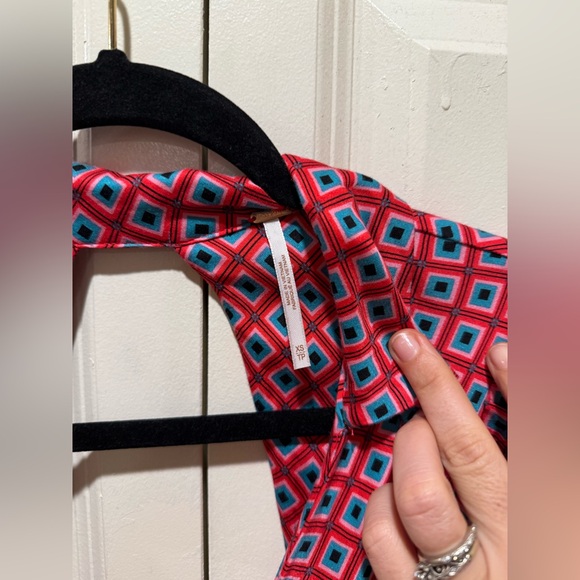 Free People It Takes Two Mini Swing Dress Boho Vacation Dance,XS - Picture 6 of 13